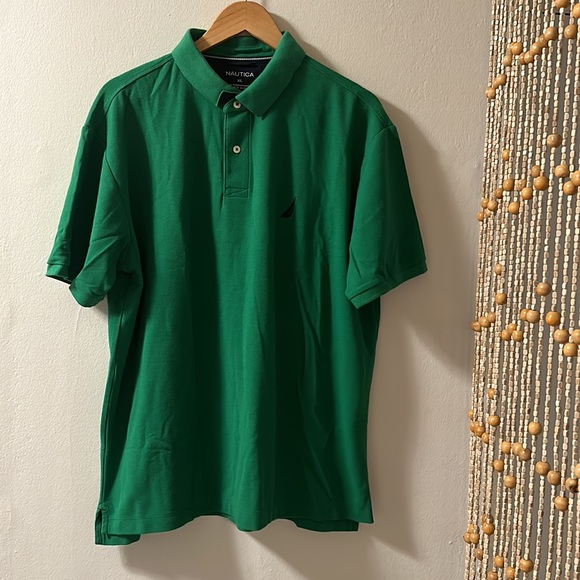 Nautica Green Polo The Performance Deck Shirt - Picture 3 of 7